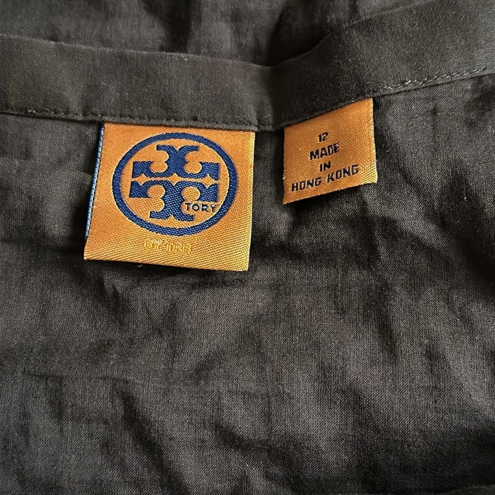 Tory Burch Brown Metal Embellishments A-Line Skirt 12